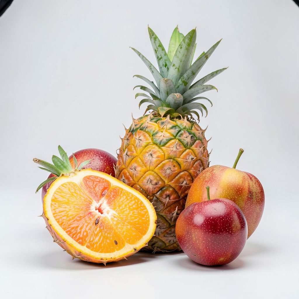 King exotic fruits aromalı puff cihazı, canlı meyve renkleriyle dikkat çeken ambalaj